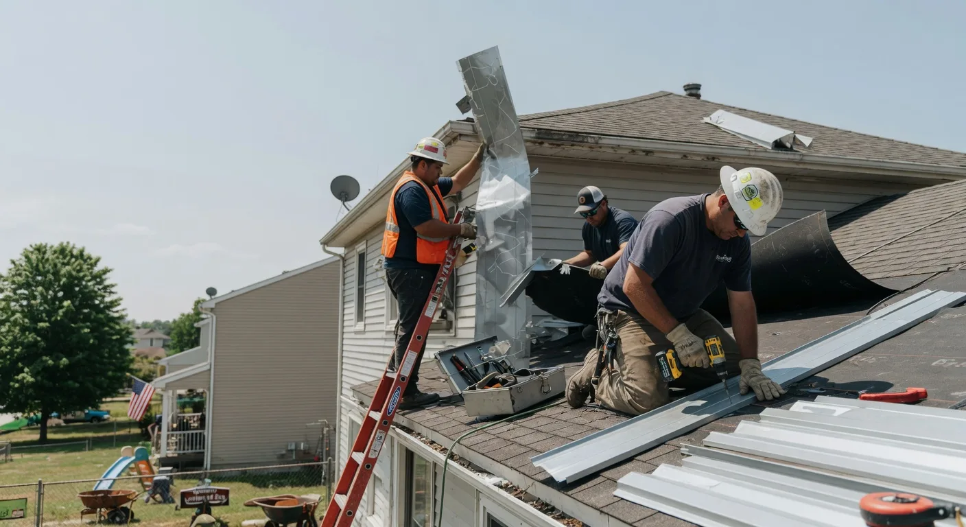 Storm Damage Metal Roof Repair in Hoodsport, WA